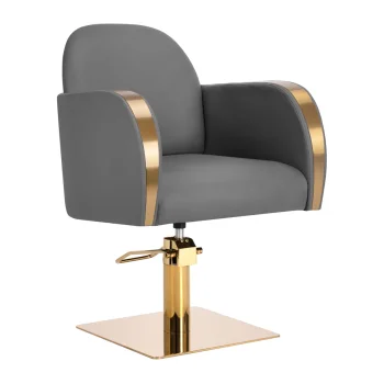 Gabbiano Malaga Hairdressing Chair Gray/Gold