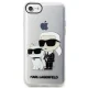Karl Lagerfeld dėklas iPhone 7 / 8 / SE (2020/2022), skaidrus