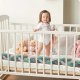 Ricokids 2m Crib Bumper, Mint/Grey
