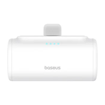 Išorinė baterija Baseus Compact, 5000mAh, 20W, USB-C, balta