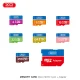 XO 128 GB microSDXC atminties kortelė Class 10 UHS-I + SD adapteris, rožinė