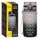 Motyvuojanti sportinė gertuvė 4Fizjo 1307, 500 ml, pilka