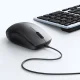 Ugreen 90789 laidinė optinė pelė, 1200 DPI, USB, 1.5 m, juoda