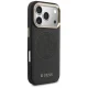 Guess Perforated 4G MagSafe dėklas Apple iPhone 17 Pro, juodas
