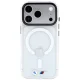 BMW M IML Glossy Metal Logo & Trims MagSafe dėklas iPhone 17 Pro / 18 Pro, skaidrus