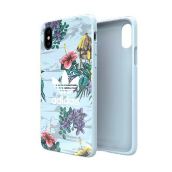 Adidas OR SnapCase Floral dėklas iPhone X / Xs, Pilkas