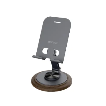 Metalinis telefono laikiklis Dudao F17M, 360°, pilkas