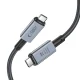 Tech-Protect UltraBoost Max USB-C 4.0 laidas 240W 2m, pilkas