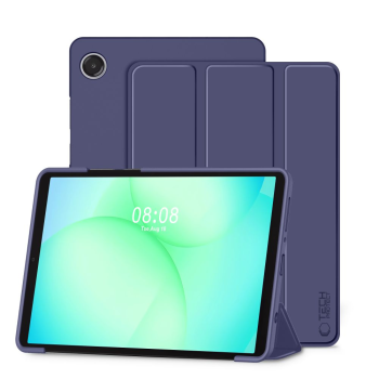 Tech-Protect SmartCase dėklas, skirtas Samsung Galaxy Tab A9, tamsiai mėlynas