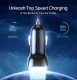 Choetech 2x USB-C automobilinis įkroviklis 40W, PD ir QC 3.0, juodas