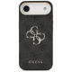 Guess 4G Big 4G Classic Logo dėklas telefonui iPhone Air, juodas ir auksinis