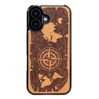 Bewood Wooden Case for iPhone 16 MERBAU WINDOW ROSE