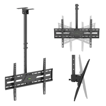 Lubinis televizoriaus laikiklis Maclean MC-173, 37–86", iki 50 kg, juodas
