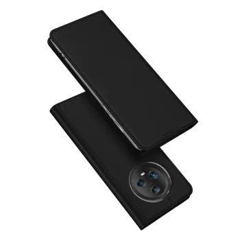 Atverčiamasis dėklas Dux Ducis Skin Pro telefonui Honor Magic5, juodas