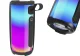 Belaidis Bluetooth garsiakalbis su RGB apšvietimu ir FM radiju, juodas