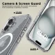 Dėklas Tech-Protect FlexAir Hybrid MagSafe skirtas iPhone 16, skaidrus