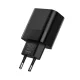 Tech-Protect C30W įkroviklis USB-C PD 30W / USB-A QC 3.0 - Juodas