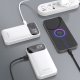 Dudao K31 10000 mAh 22.5W Power Bank with Built-in Cable, White