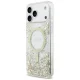 Guess Resin Bottom Glitter MagSafe dėklas telefonui iPhone 17 Pro Max, auksinis
