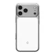 Spigen Ultra Hybrid T MagSafe dėklas, skirtas iPhone 17 Pro, Clear / White