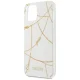 Guess Gold Chain dėklas telefonui iPhone 12 Pro Max 6.7\", Baltas