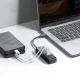 Orico PWC2U-U3 3-Port USB Hub (2x USB-A 3.0, 1x USB-C 3.0), 0.5m, Black