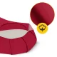 4Fizjo ZAFU Crescent Yoga and Meditation Cushion, Red