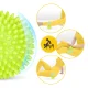 Masažinis kamuoliukas su spygliukais 4FIZJO SPIKE+ 9 cm, žalias