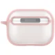 Apsauginis dėklas Uniq Veren ausinėms AirPods Pro 3 su karabinu, rožinis
