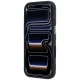 Karl Lagerfeld Grained Mono MagSafe dėklas iPhone 17 / 18 Pro Max, bordo