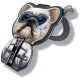 Magnetinis pakabukas ir stovas Nimmy Cool&Cute 2.0 Dog, juodas