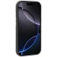Audi dėklas iPhone 17 Pro Max telefonui RSQ Carbon Fiber Sport, juodas