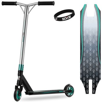 Triukinis paspirtukas Soke PRO 141233, sidabrinis/turkio