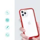 Dėklas Hybrid Armor Clear 3 in 1 skirtas iPhone 11 Pro Max, raudonas