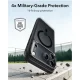 ESR Classic Hybrid dėklas su kojele ir MagSafe skirtas iPhone 18 Pro Max / 17 Pro Max, matinė juoda