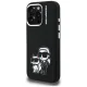 Karl Lagerfeld Silicone Karl&Choupette Sketch MagSafe dėklas iPhone 16 Pro Max, Juodas