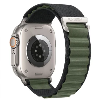 Tech-Protect Nylon Pro strap for Apple Watch 44/45/46/49 mm, green