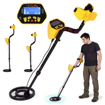 Metalo detektorius GC-1028 su Pinpoint funkcija ir LCD ekranu