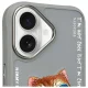 Nimmy Glasses Cool Cat dėklas iPhone 16 6.1\", pilkas