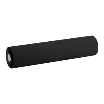 Vienkartinis popierinis paklotas su plėvele ritinyje 50 cm x 40 m, juodas