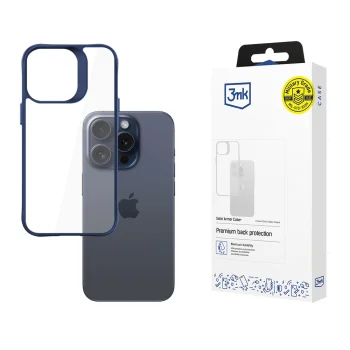 3mk Satin Armor Case+ dėklas iPhone 15 Pro Max, mėlynas