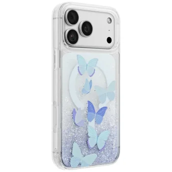 Dėklas Uniq Coehl Aria Magnetic Charging skirtas iPhone 18 Pro Max / 17 Pro Max, mėlynas