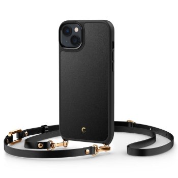 Spigen Cyrill Classic Charm Mag dėklas, skirtas iPhone 14 Plus (MagSafe), Juodas