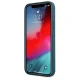 Guess Silicone Vintage dėklas iPhone 12 Pro Max, mėlynas