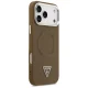 \"Guess Triangle Logo MagSafe\" dėklas iPhone 17 Pro, rudas