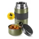 4Fizjo Mountain Goat plieninis maisto termosas, 1L, žalias