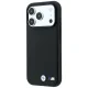 BMW M Tire Track Metal Logo MagSafe dėklas iPhone 17 / 18 Pro Max, juodas