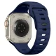 Laikrodžio dirželis Tech-Protect Silicone Line Apple Watch 44 / 45 / 46 / 49 mm, tamsiai mėlynas