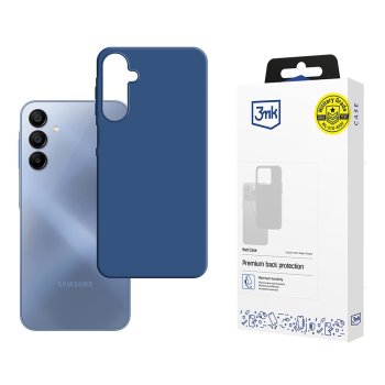 3Mk Matt Case dėklas Samsung Galaxy A15 5G, matinis mėlynas