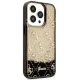 Guess dėklas iPhone 14 Pro telefonui Liquid Glitter 4G, juodas